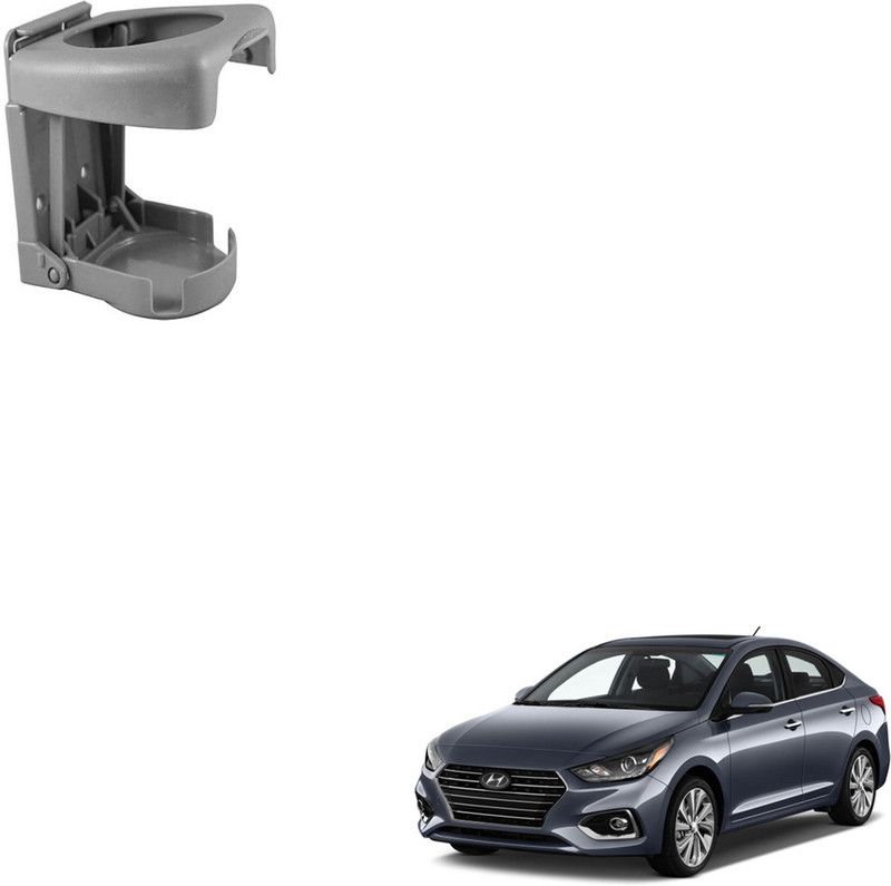 SEMAPHORE High Quality Foldable Grey Drink Holder For HYUNDAI ACCENT Car Bottle Holder  (Plastic)