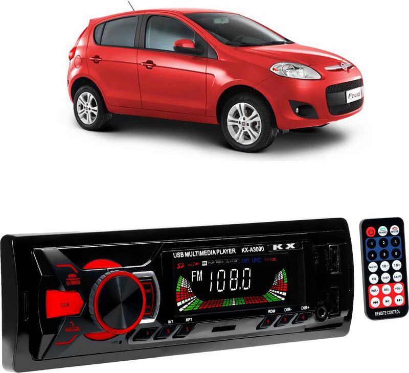 JBRIDERZ Boom Master A3000 with AUX/Bluetooth/USB/ MP3 B110 Car Stereo  (Single Din)