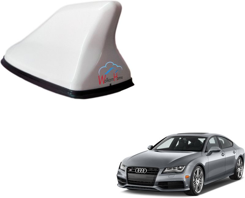WolkomHome High performance Shark Fin Antenna White color Car FM Radio Signal Aerials for Audi S7 Shark_Fin_White_Audi_S7 Satellite Vehicle Antenna