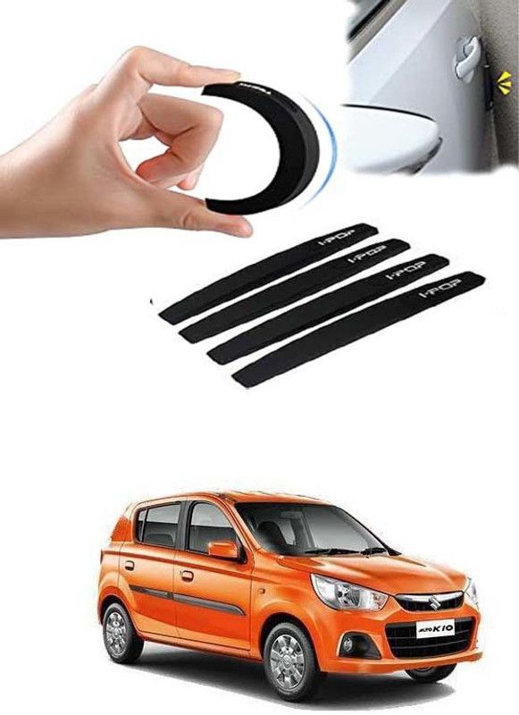 ACCESSORIQUE Silicone Car Door Guard  (Black, Pack of 4, Maruti, Alto K10)