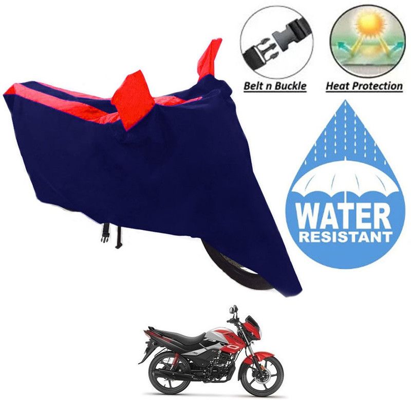 RONISH Two Wheeler Cover for Hero  (MotoCorp Passion Pro, Blue, Red)