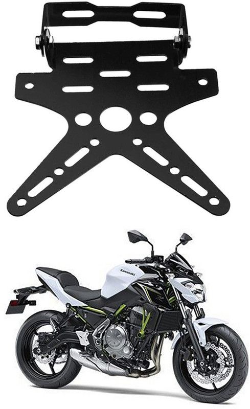 divis Bike License Number Plate Frame Holder Tail Tidy (Black) Bike Number Plate G-213 Bike Number Plate  (Aluminium 7 cm x 15 cm)