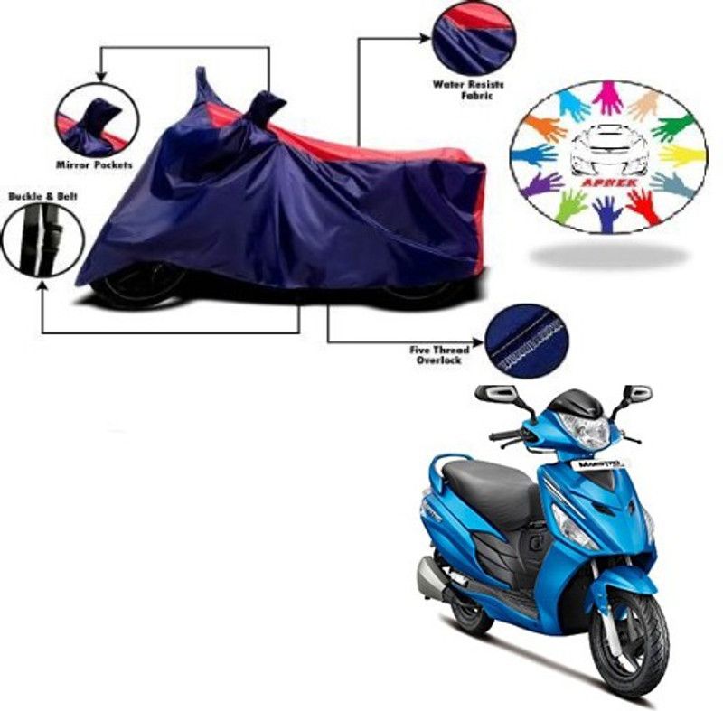 APNEK Waterproof Two Wheeler Cover for Hero  (Maestro, Blue, Red)