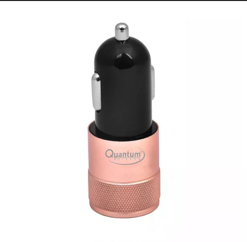 QUANTUM 3.2 Amp Turbo Car Charger  (Black)