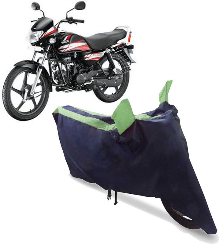 EXOME Two Wheeler Cover for Hero  (HF Deluxe, Green)