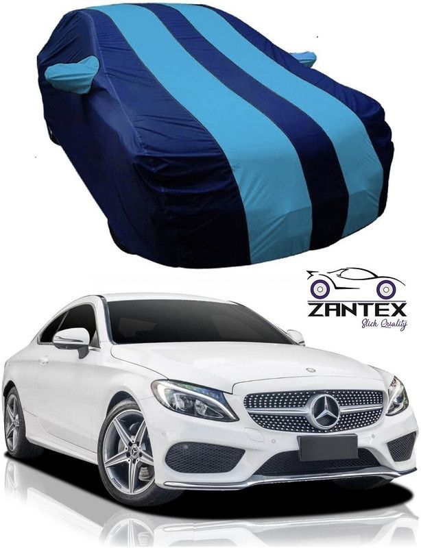 ZANTEX Car Cover For Mercedes Benz C200 (With Mirror Pockets)  (Blue)