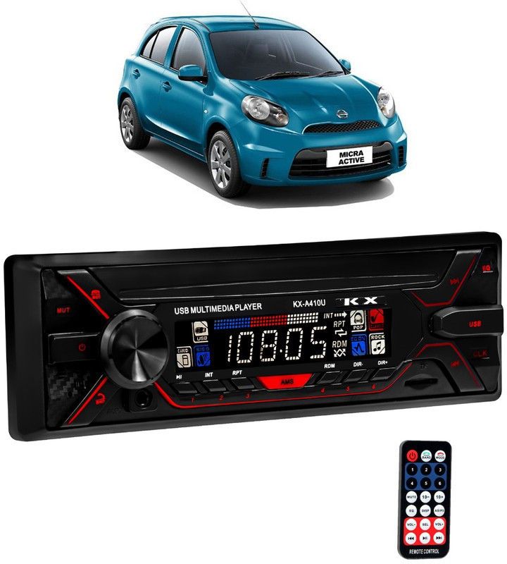 Dvis Car Stereo FX- A100U Car Stereo with Bluetooth, USB, SD Card , Aux D-1524 Car Stereo  (Single Din)