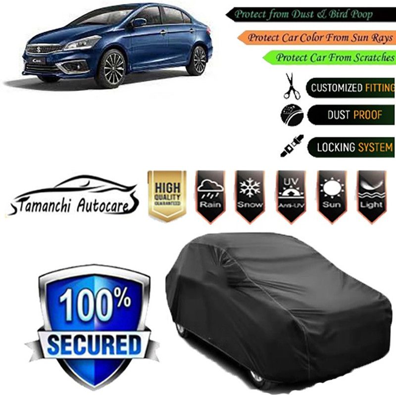 Tamanchi Autocare Car Cover For Maruti Suzuki Ciaz  (Black)