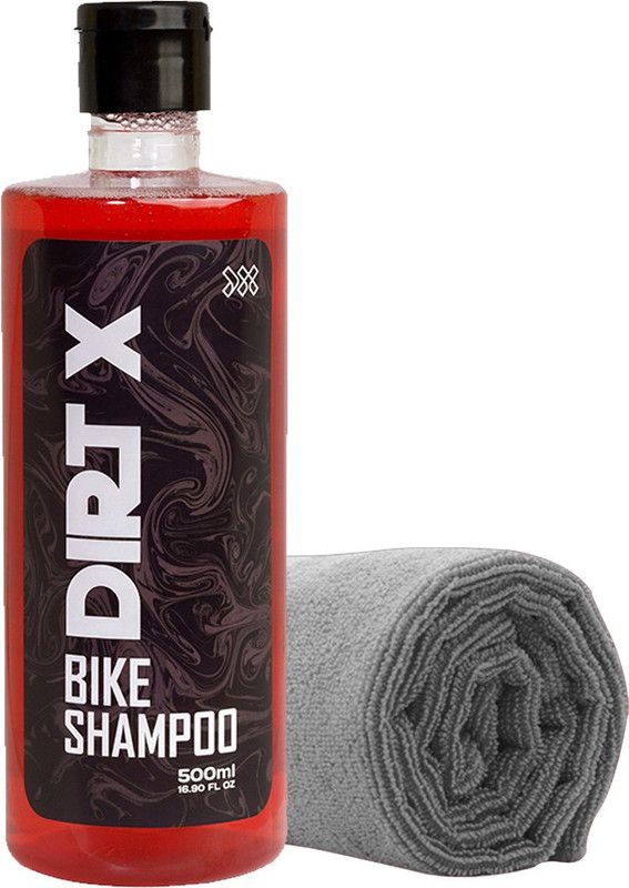 DIRT X PREMIUM BIKE SHAMPOO & 420gsm CLOTH (Limited offer) Car Washing Liquid  (500 ml)