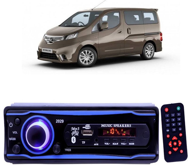 Genipap Blue 2029 USB/AUX/SD/BLUETOOTH/FM/MP3 BOOM MASTER STANDARD- G 434 Car Stereo  (Single Din)