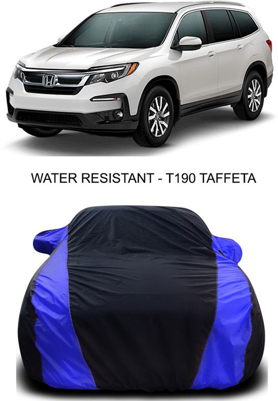 Ascension Car Cover For Honda PILOT (With Mirror Pockets)  (Black, Blue)