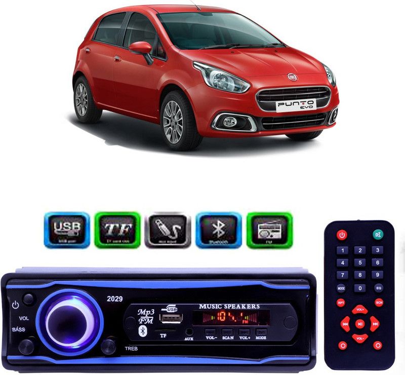 Genipap STEREO-999 BLUETOOTH/USB/SD/AUX/FM/MP3 (BLUE & Black)-118 Car Stereo  (Single Din)