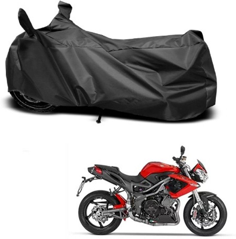 Gavya Waterproof Two Wheeler Cover for DSK Benelli  (TNT R, Black)