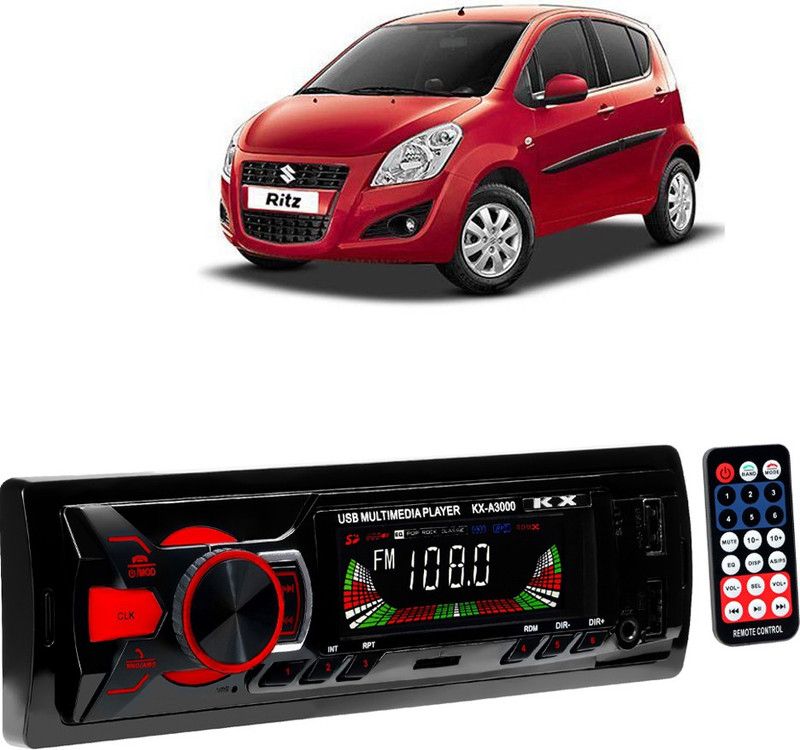 JBRIDERZ Boom Master A3000 with AUX/Bluetooth/USB/ MP3 JB-54 Car Stereo  (Single Din)