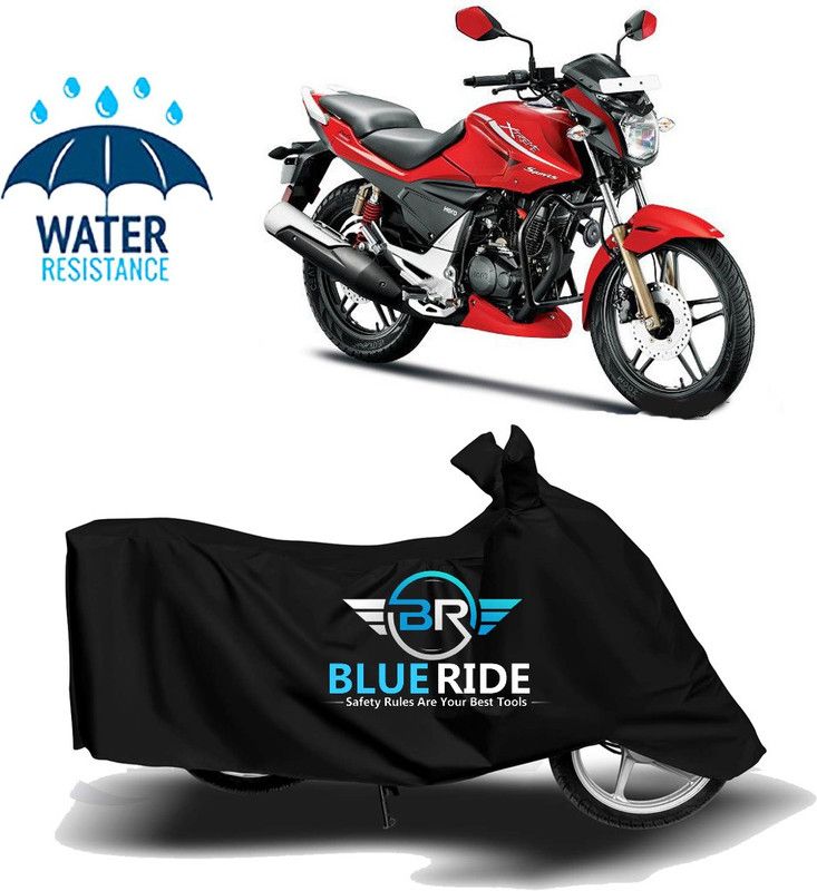 BLUERIDE Two Wheeler Cover for Hero  (Xtreme Sports, Black)
