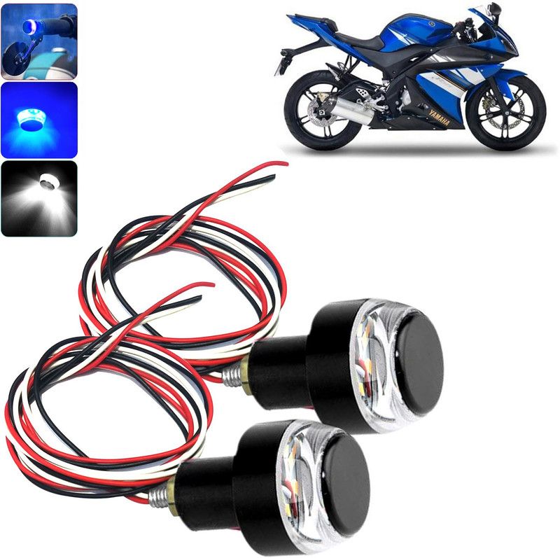 DvineAutoFashionZ LED Indicator Light for Gladiator(Blue, White)_HLBLU195 Bike Handlebar Weights  (2 Black)