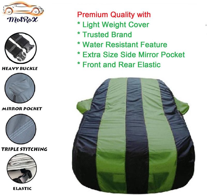 MoTRoX Car Cover For Maruti Suzuki XL5 (With Mirror Pockets)  (Green, Blue)