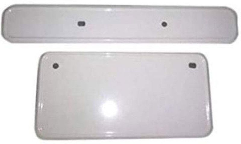Ramanta Bike Number Plate Standard Size Compatible for All Motorbikes and Scooty Bike Number Plate  (Iron 20 cm x 10 cm)