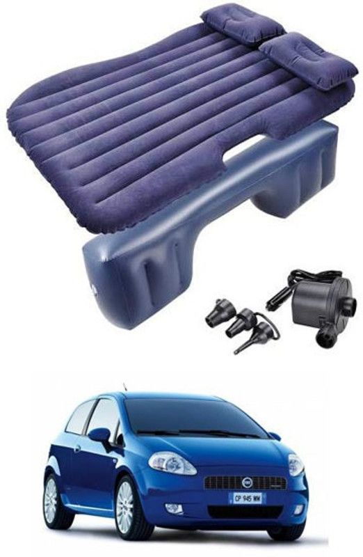 RKPSP Blue Inflatable Car Bed/Two Pillows/Air Pump/Repair Kit For Grand Punto Car Inflatable Bed Car Inflatable Bed