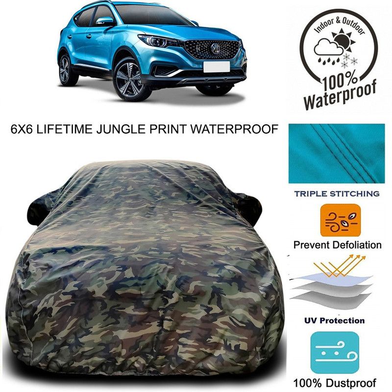 Dvis Car Cover For MG ZS (With Mirror Pockets)  (Green)
