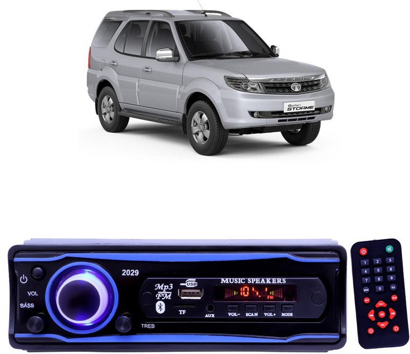 JBRIDERZ Blue 2029 USB/AUX/SD/BLUETOOTH/FM/MP3 BOOM MASTER STANDARD- E 542 Car Stereo  (Single Din)