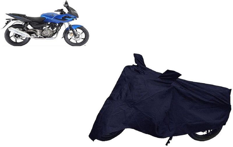 Auto Oprema Waterproof Two Wheeler Cover for Bajaj  (Pulsar 220 DTS-i, Blue)