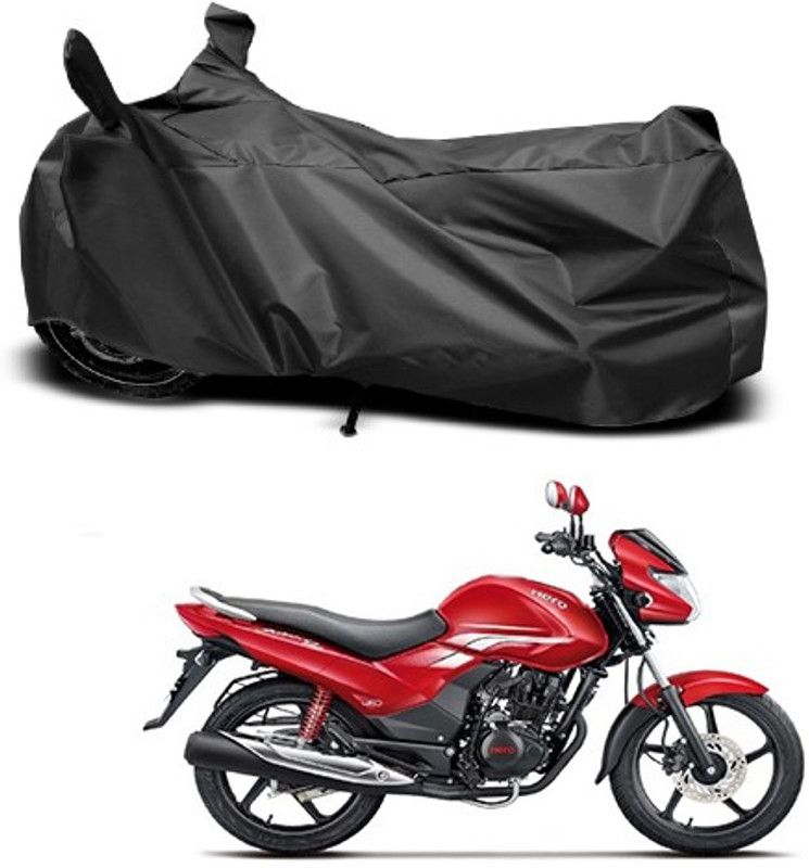 APNEK Waterproof Two Wheeler Cover for Hero  (Achiever, Black)
