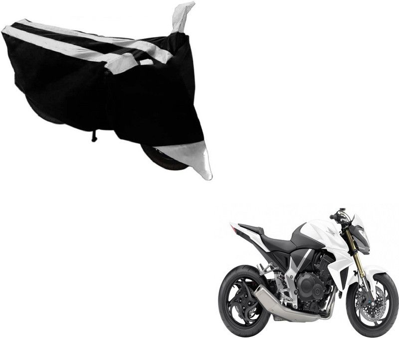 AUTYLE Two Wheeler Cover for Honda  (CB 1000R, Black, Silver)