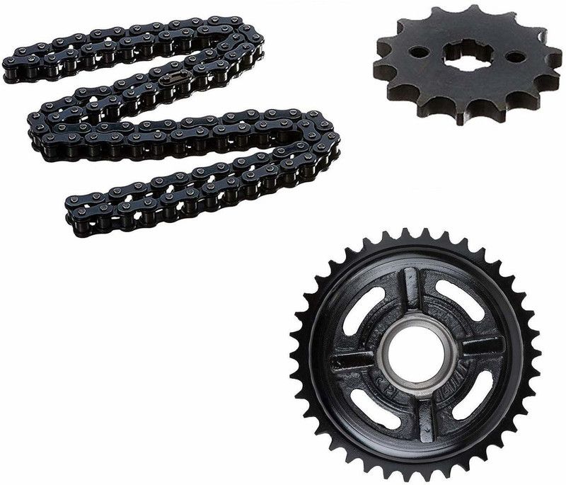 ALLEXTREME EX-034 Chain Sprocket Kit for Bullet Classic Electra and Standard 42 Teeth Sprocket  (Bullet Electra)