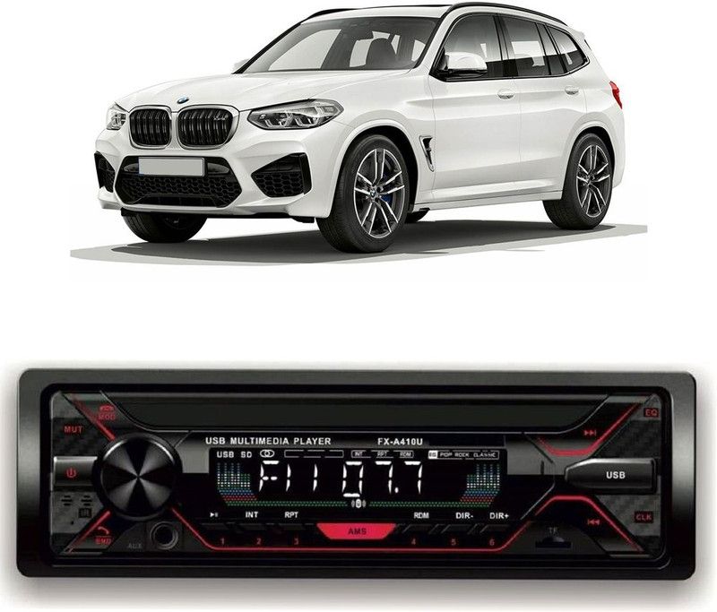 Dvis Car Stereo FX- A100U Car Stereo with Bluetooth, USB, SD Card , Aux D-298 Car Stereo  (Single Din)