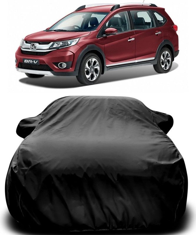 AUTOGARH Car Cover For Honda BRV (With Mirror Pockets)  (Black)