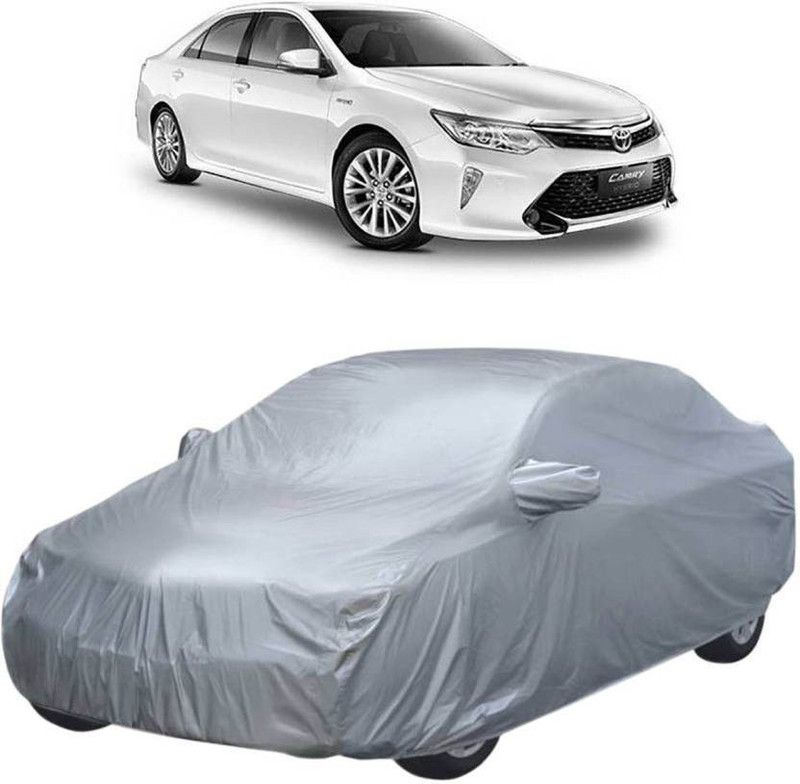 ask Car Cover For Toyota Camry (Without Mirror Pockets)  (Silver)