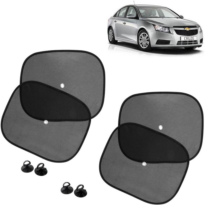 DvineAutoFashionZ Side Window Sun Shade For Chevrolet Cruze  (Black)