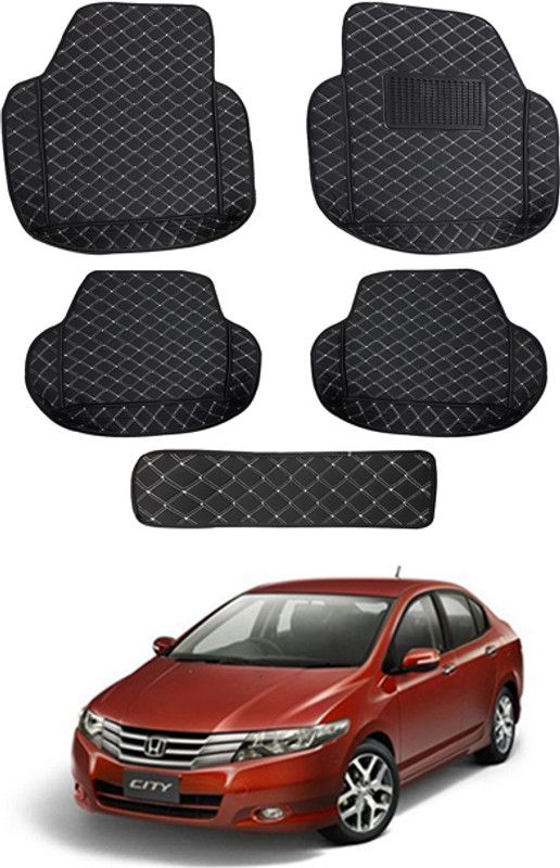 AYW Leatherite 7D Mat For Honda Universal For Car  (Black)