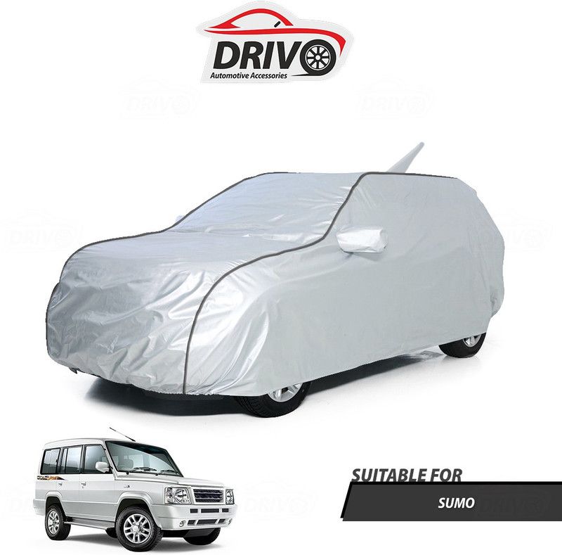 Drivo Car Cover For Tata Sumo (With Mirror Pockets)  (Silver)