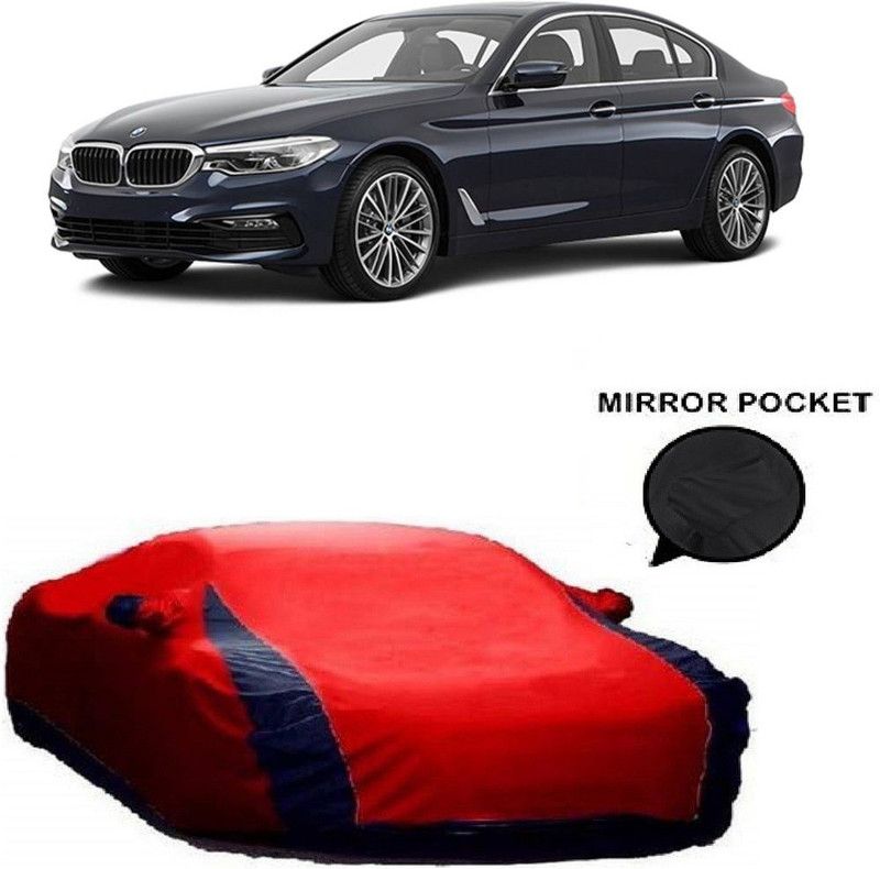 Ascension Car Cover For BMW 5 Series (With Mirror Pockets)  (Red)