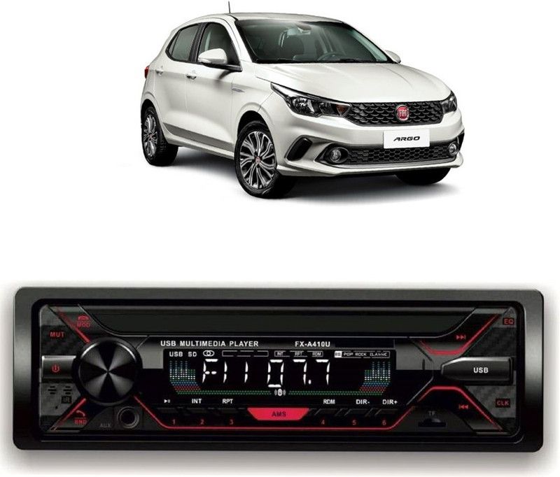 Purpleheart Car Stereo FX- A100U Car Stereo with Bluetooth, USB, SD Card , Aux P-105 Car Stereo  (Single Din)