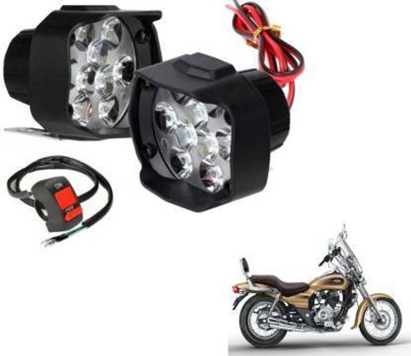 QZ DEVICE LED Fog Light for Bajaj Avenger, Universal For Bike