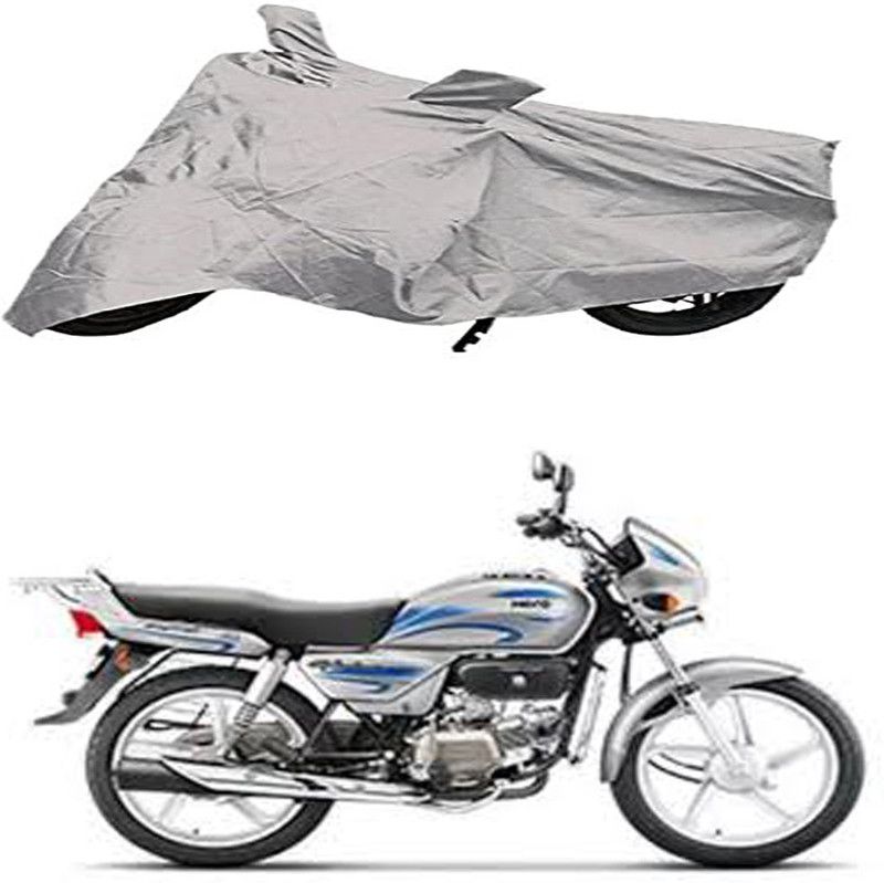 Mobidezire Two Wheeler Cover for Hero  (Splendor I Smart, Silver)