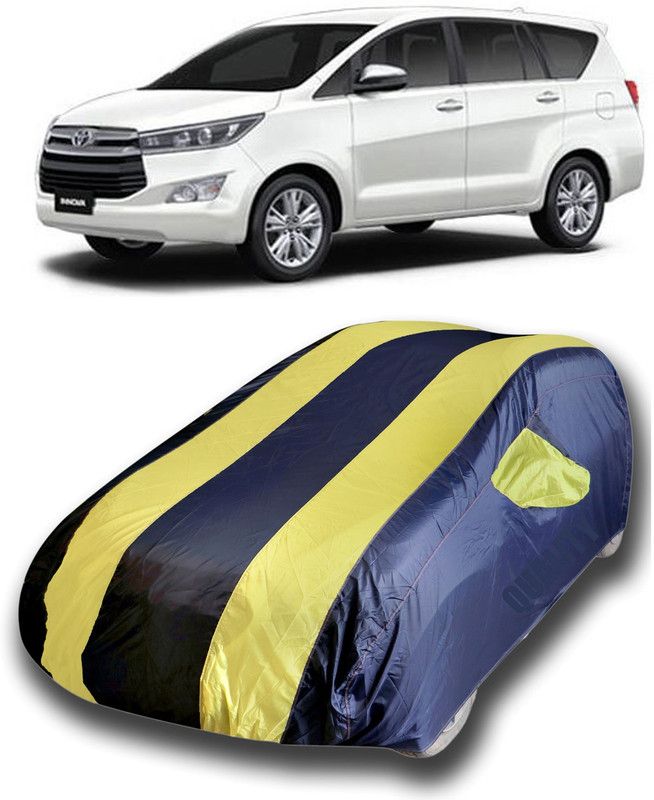 SanginiSang Car Cover For Toyota Innova Crysta (With Mirror Pockets)  (Multicolor)