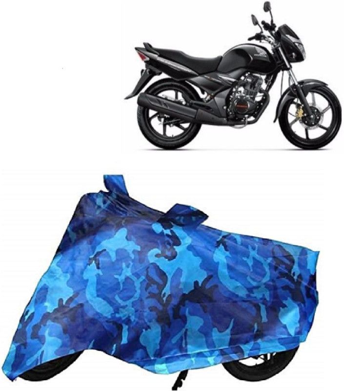 BIKECOVER Two Wheeler Cover for Honda  (Unicorn, Blue)