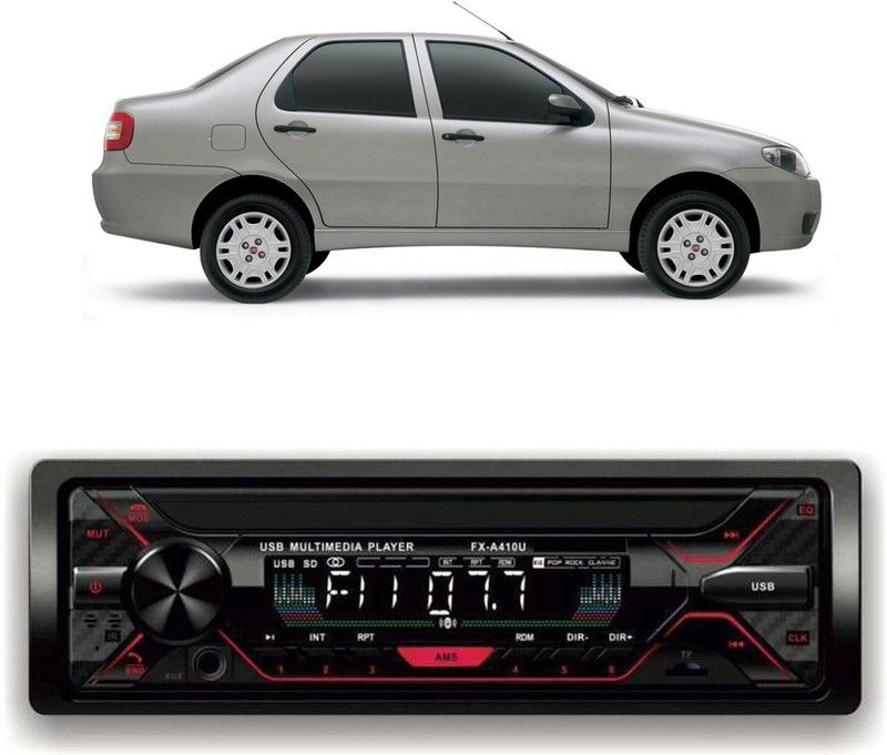 EverLand Car Stereo FX- A100U Car Stereo with Bluetooth, USB, SDCard , Aux E-120 Car Stereo  (Single Din)