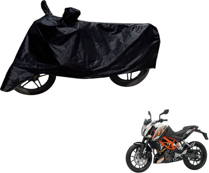 Bliss Two Wheeler Cover for KTM  (Duke 390, Black)