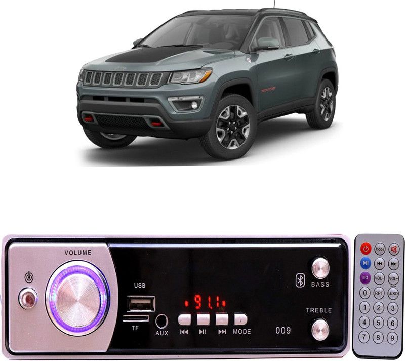 EverLand Silver009 BLUETOOTH/USB/SD/AUX/FM/MP3 Car Stereo ( Single Din) E-224 Car Stereo  (Single Din)