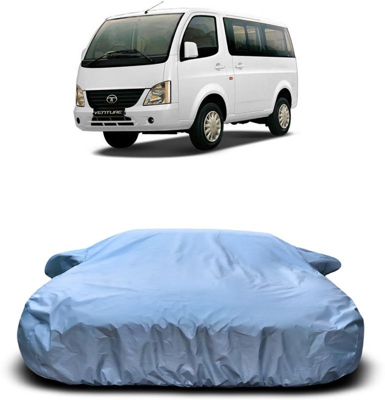 Ascension Car Cover For Tata Venture (With Mirror Pockets)  (Silver)