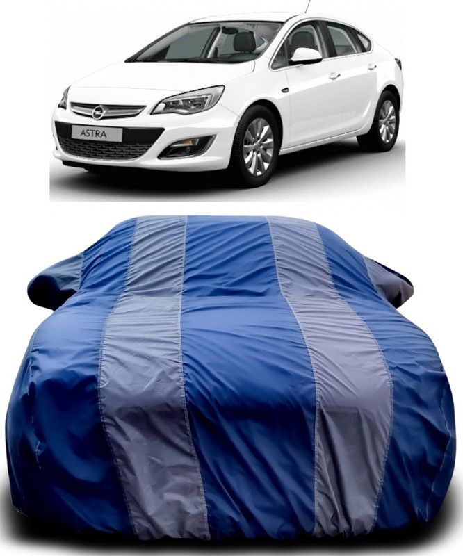 ARN Car Cover For Opel Astra (With Mirror Pockets)  (Blue, Grey)