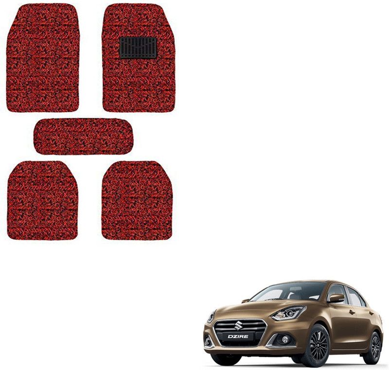 SEMAPHORE PVC, Rubber Standard Mat For Maruti Swift Dzire  (Red, Black)