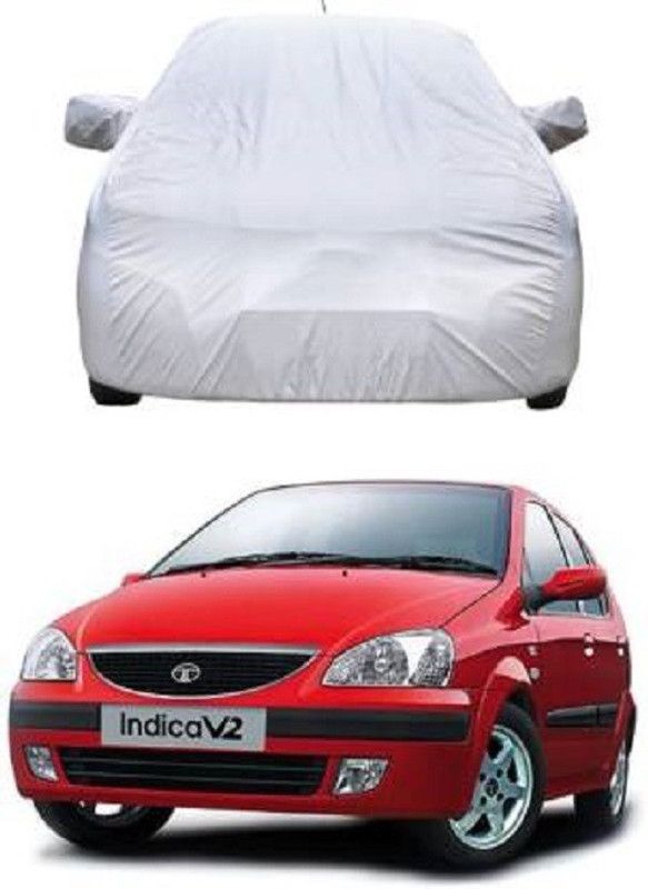 Star India Car Cover For Tata Indica (With Mirror Pockets)  (Silver)