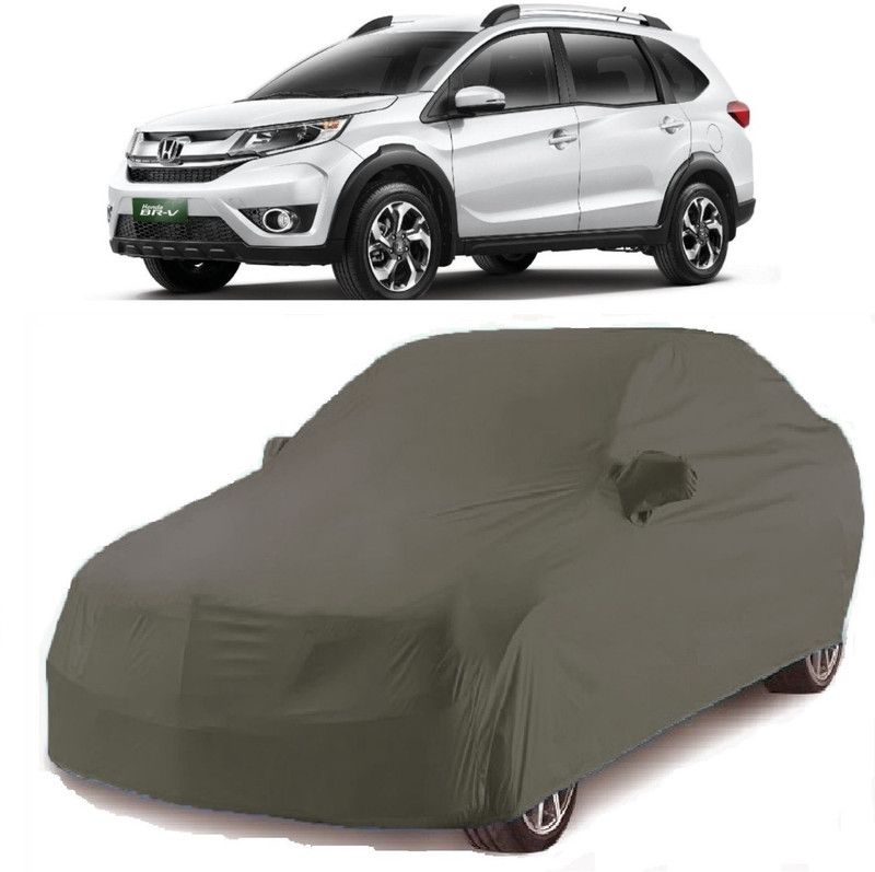 Gargi Traders Car Cover For Honda BRV (With Mirror Pockets)  (Grey)