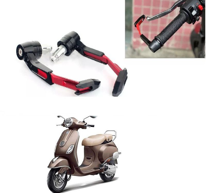 Atoray Protector Protective Hand Guard Handlebar for Vespa Bike Handle Bar  (Red)